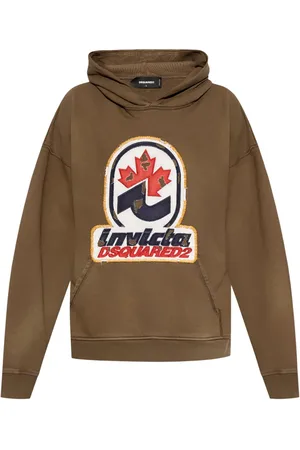 Dsquared2 Logo-patch hoodie