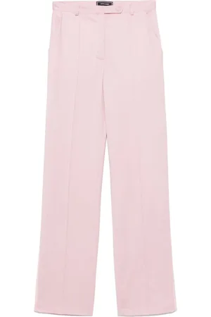 Styland Grosgrain-stripe trousers