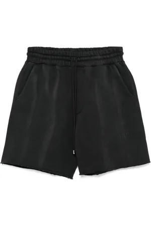 AMIRI Logo-embroidered track shorts