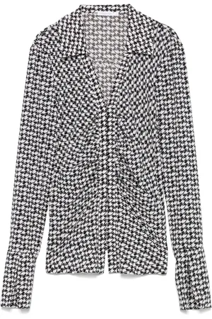 Patrizia Pepe Houndstooth blouse