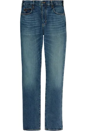 Emporio Armani Logo-plaque jeans