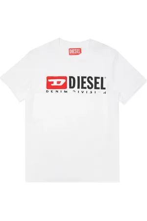 Diesel Distressed-effect cotton T-shirt
