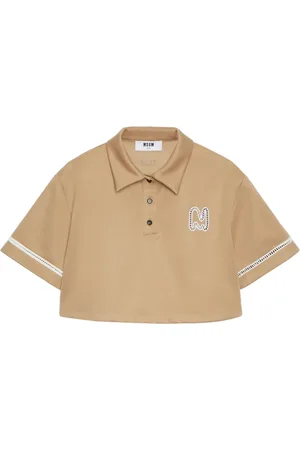 Msgm Logo-print polo top