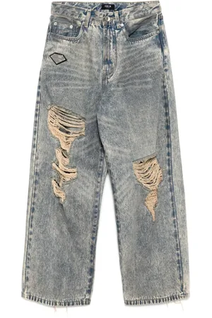 FIVE CM Distressed jeans