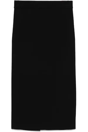 Max Mara Ribbed midi skirt