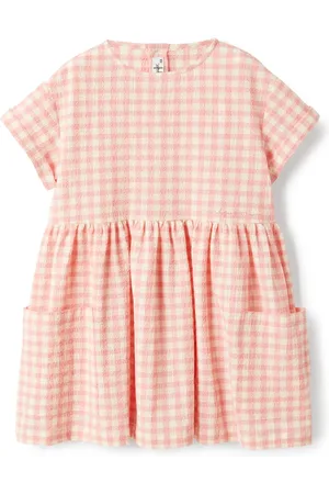 Il gufo Check-pattern mini dress
