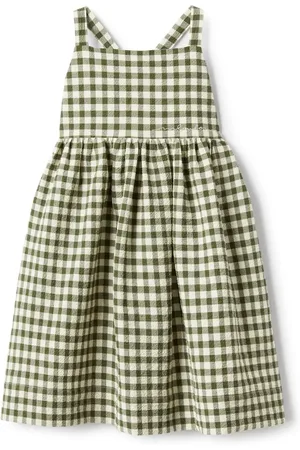 Il gufo Check-pattern dress