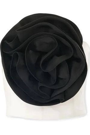 Carolina Herrera Floral-appliqué silk dress