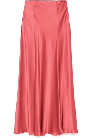 Alberta Ferretti Satin maxi skirt