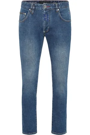 Philipp Plein Logo-plaque jeans