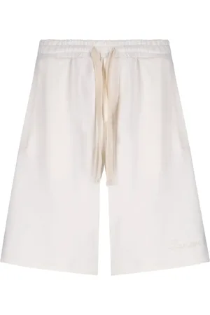 LANEUS Logo-embroidered track shorts