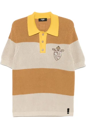 Fendi Striped polo shirt