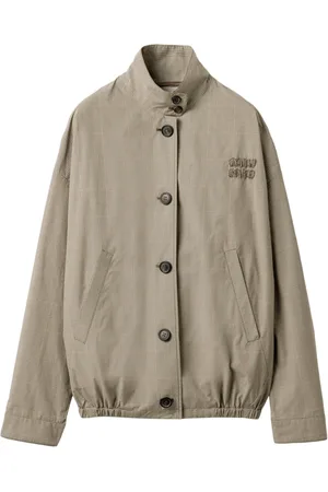 Miu Miu Check-pattern jacket