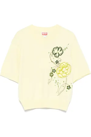 Kenzo Peonies Embellished T-shirt