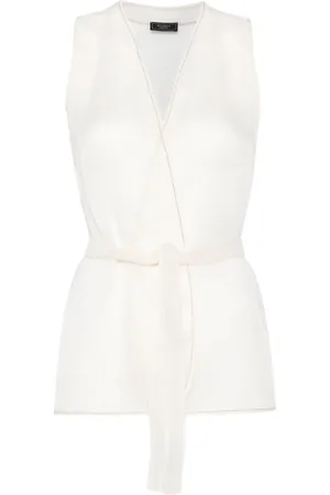 PESERICO SIGN Punto Luce-detail organza top