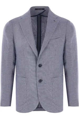 TAGLIATORE Logo-charm blazer