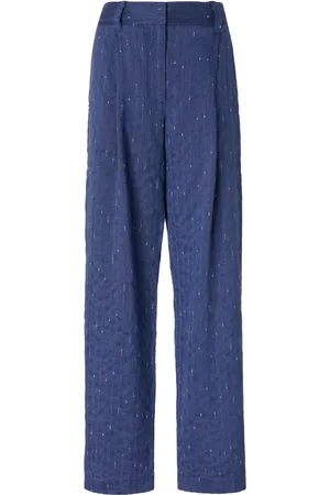 GENNY Pinstriped trousers