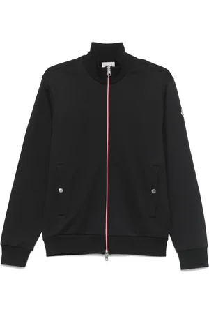 Moncler Tricolour-trim cotton sweatshirt
