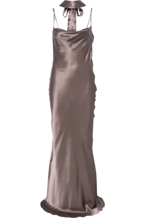 MANURI Vivie silk gown