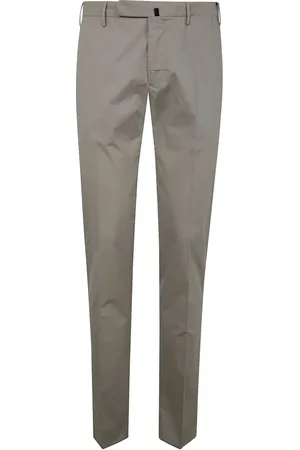 Incotex Logo-patch trousers