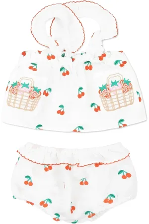 Stella McCartney Linen-cotton short set
