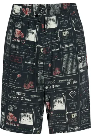 Iceberg Printed shorts