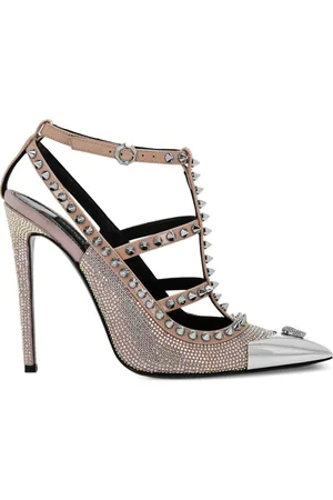 Philipp Plein 120mm skull-embellished leather sandals