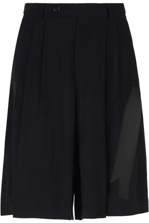 GCDS Framis-tape pleated bermuda shorts