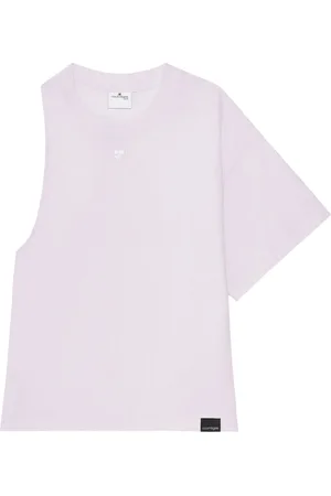 Courrèges One-sleeve scuba-jersey T-shirt