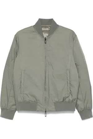 Emporio Armani Logo-jacquard bomber jacket