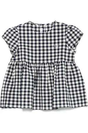 Il gufo Check-pattern dress