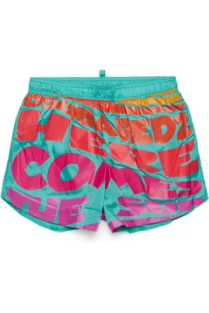 Dsquared2 Slogan-print swim shorts
