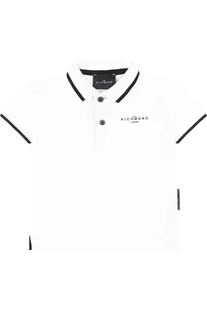 John Richmond Logo-embroidered polo shirt