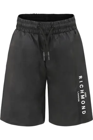John Richmond Logo-print swim shorts
