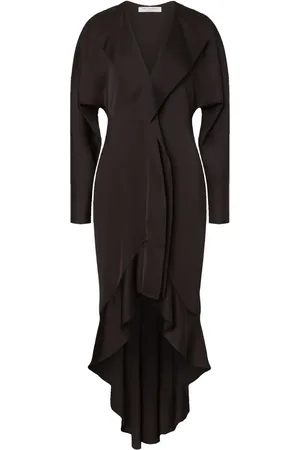 Serafini Ruffled asymmetric dress
