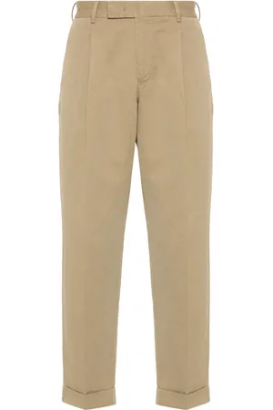 PT Torino Slim-fit cotton trousers