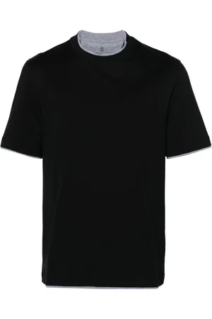 Brunello Cucinelli Layered cotton T-shirt