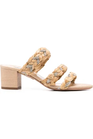 Aquazzura 50mm Costiera Crystal sandals