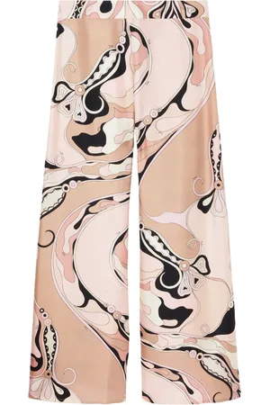 Puccini Orchidee-print pants