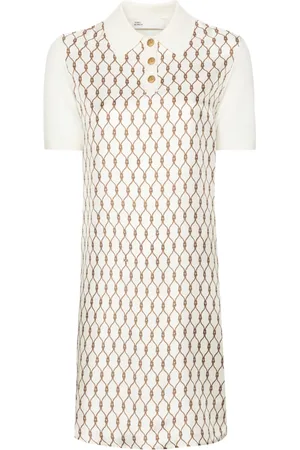 Tory Burch Knot-print knitted dress