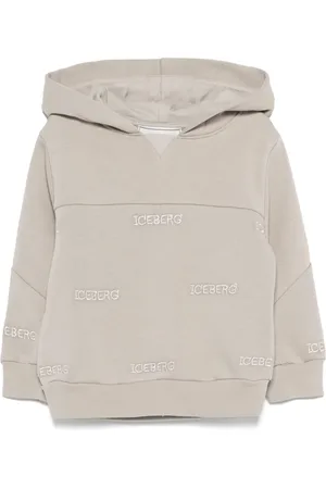 Iceberg Logo-embroidered hoodie
