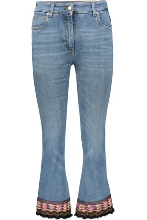 Etro Embroidered-detail jeans