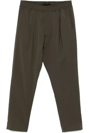 LOW BRAND Virgin-wool tapered trousers
