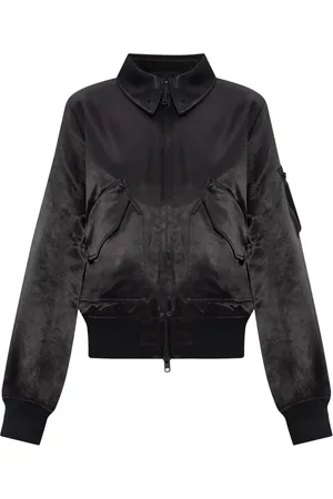 Y-3 Satin zip-up bomber jacket