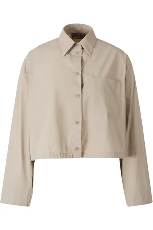 HERNO Cropped button-up shirt