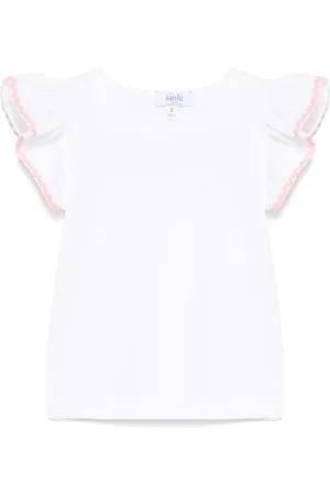 SIOLA Ruffle-detailing T-shirt