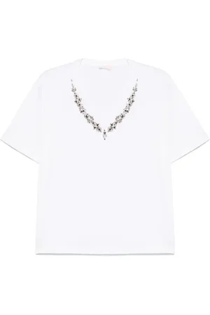 Liu Jo Crystal-embellished T-shirt