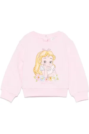 MONNALISA X Disney Alice-print sweatshirt