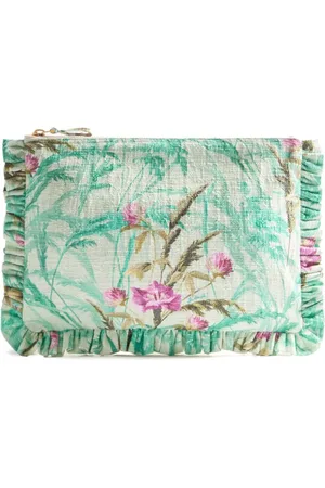 La DoubleJ Floral-print clutch bag