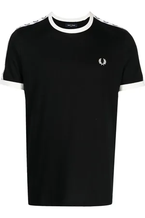 Fred Perry Logo-tape cotton T-shirt